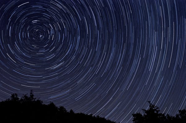 Star Trails Over Umbria